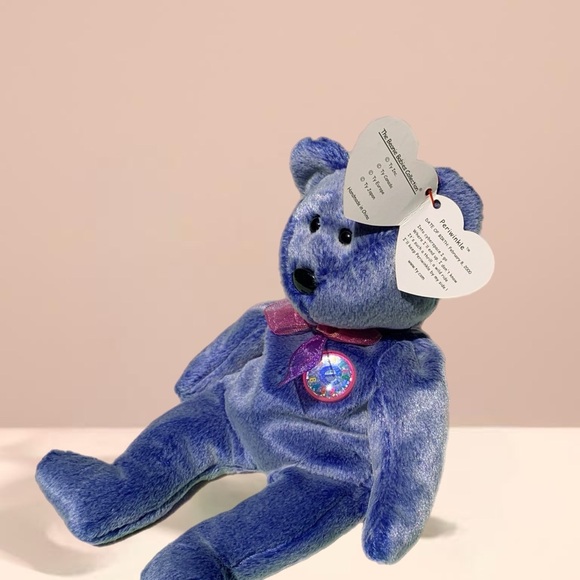 The Beanie Babies Collection® Periwinkle™ DATE OF BIRTH: February 8, 2000 - Picture 2 of 2